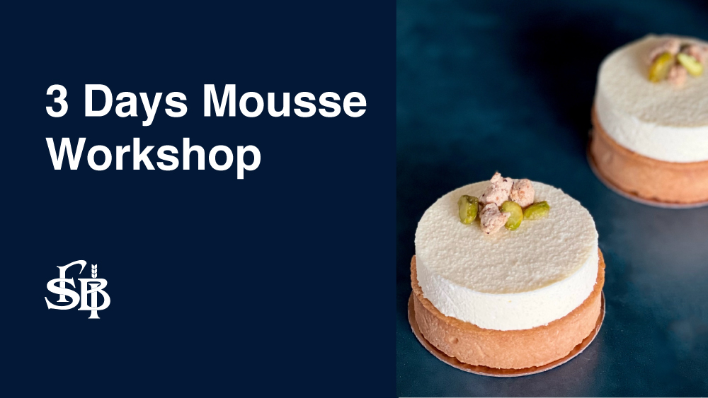 3 Days Mousse Workshop at San Francisco Baking Institute