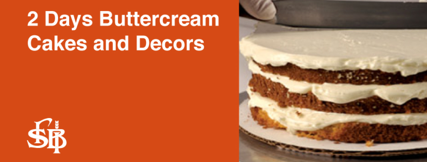 2 Days Buttercream Cakes and Decors at San Francisco Baking Institute